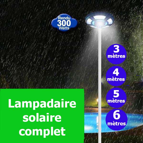 Lampadaires solaires complets
