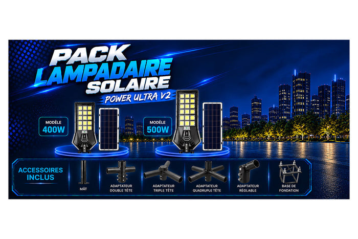 [DÉCOUVERTE] Packs Lampadaires Complets - POWER ULTRA V2