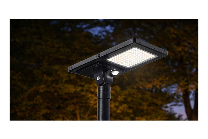 🆕[NOUVEAU] Lampadaire LED hybride - Filaire et solaire - Série HYBRIDE V1 -CCT(4000k+6000k)