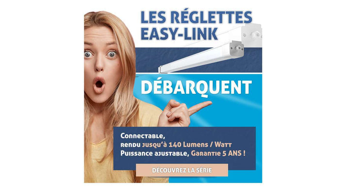 [Nouveau] - Réglettes LED étanches connectables - Série EASY-LINK