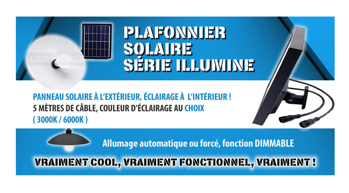 [NOUVEAU] Lampe solaire - Série ILLUMINE