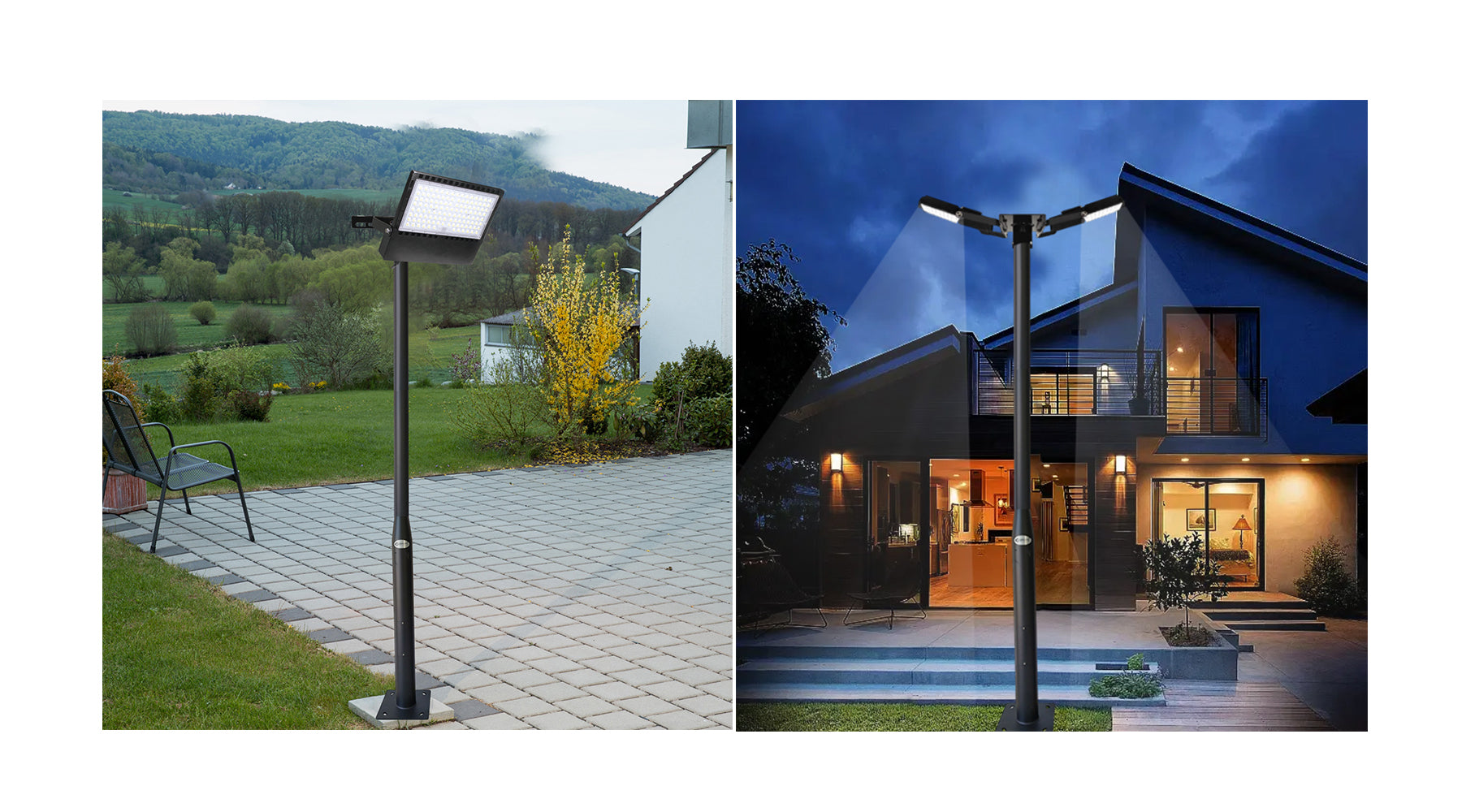 🆕 [NOUVEAU] Pack Lampadaire Filaire Complet - Série CITY PLUS ULTRA 100W / 150W / 200W