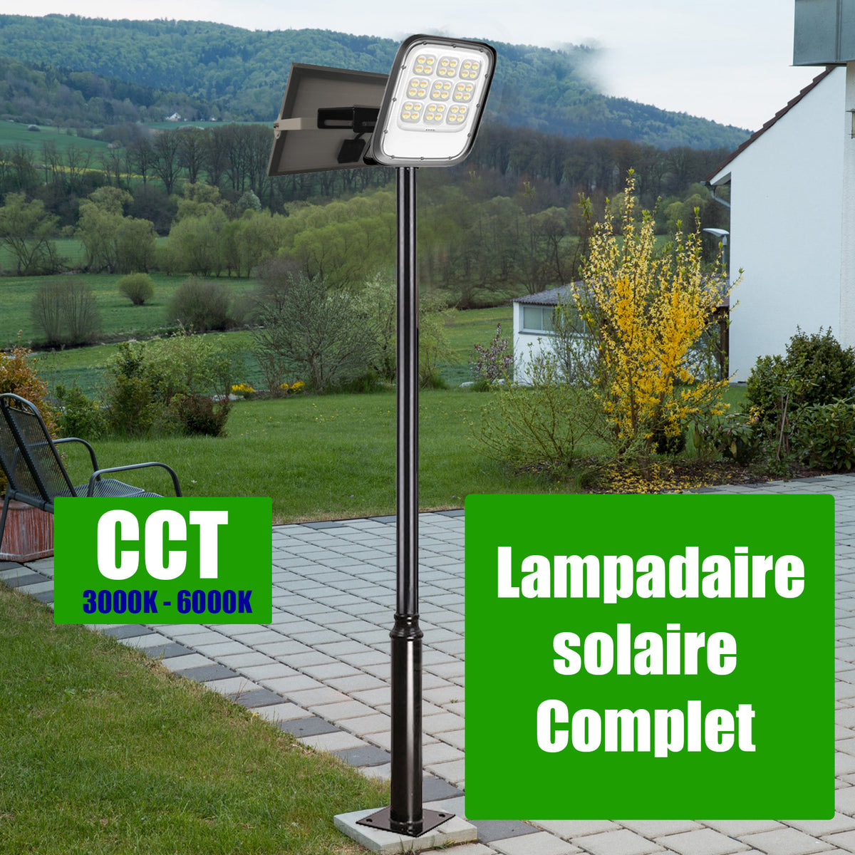 Pack lampadaire complet Série AJUST V2LED World PRO
