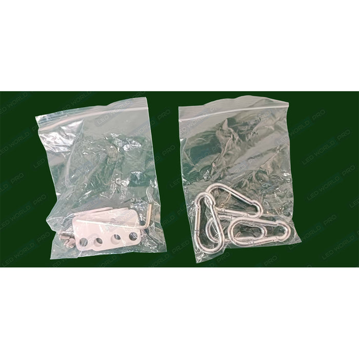 Pack de 4x Lampes industrielles linéaires - Série LINEAR V2 - 100 Watts - 16 000 Lumens - 160 Lumens/watt - Angle 30x90°  - IP66 - 60 x 11 x 8 cm - Transformateur SOSEN - Branchement en Série Possible - 5000K - Garantie 5 ans