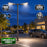 Pack lampadaire filaire complet double tête 3/4/5/6 mètres au choix : 2x Lampadaires LED filaires Série FLEX V4 EVO - Avec capteur crépusculaire + Mât STANDARD V4 EVO - Entraxe des trous 200mm - Noir / Gris + Adaptateur en ligne ou perpendiculaire