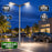 Pack lampadaire filaire complet double tête 3/4/5/6 mètres au choix : 2x Lampadaires LED filaires Série FLEX V4 EVO - Avec capteur crépusculaire + Mât STANDARD V4 EVO - Entraxe des trous 200mm - Noir / Gris + Adaptateur en ligne ou perpendiculaire