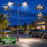 Pack lampadaire filaire complet double tête 3/4/5/6 mètres au choix : 2x Lampadaires LED filaires Série FLEX V4 + Mât STANDARD V4 EVO - Entraxe des trous 200mm - Noir ou Gris + Adaptateur en ligne ou perpendiculaire 80/60mm
