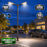 Pack lampadaire filaire complet double tête 3/4/5/6 mètres au choix : 2x Lampadaires LED filaires Série FLEX V4 EVO - Avec capteur crépusculaire + Mât STANDARD V4 EVO - Entraxe des trous 200mm - Noir / Gris + Adaptateur en ligne ou perpendiculaire