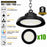 Pack de 10x Lampes industrielles UFO - Série AVENIR V2 - Puissance ajustable 90/120/150 Watts - 31 500 Lumens - 210 Lumens/Watt - Angle 90° - IP65 - IK09 - 300 x 110 mm - Dimmable 1-10V - Transformateur PHILIPS - Garantie 5 ans