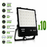 Pack de 10x Projecteurs détecteurs hautes puissances LED filaires - Série CITY PLUS SENSOR 400 - CCT - 400 Watts - 68 000 Lumens - 170 Lumens/watt - IP66 - Angle 90° - 45 x 38 x 6 cm - Transformateur LIFUD - Avec détecteur de mouvement - Garantie 5 ans