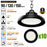 Pack de 10x Lampes industrielles UFO - Série CROSSOVER V3 - Puissance ajustable 90/120/150 Watts - 30 000 Lumens - 200 Lumens/Watt - Angle 90° - IP65 - IK09 - 300 x 110mm - Dimmable 1-10V - Transformateur PHILIPS - Garantie 5 ans