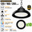 Pack de 10x Lampes industrielles UFO - Série CROSSOVER V3 - Puissance ajustable 120/160/200 Watts - 40 000 Lumens - 200 Lumens/Watt - Angle 90° - IP65 - IK09 - Dimmable 1-10V - Transformateur PHILIPS - Garantie 5 ans