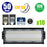 Pack de 10x Lampes LED LINÉAIRE - Série LINEAR V3 - 50 Watts - 5000 Lumens - 100 Lumens/watt - IP65 - Angle 120x60° - Protection à l'impact IK08 - 34 x 12 x 9 cm - 4000k / 6000k au choix