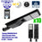 Pack de 10x Lampes de rue solaires - Série POWER EVO V2 - 800 Watts - 2200 Lumens - IP65 - Angle 130x75° - 75 x 20 x 9 cm - Panneau MONOCRISTALLIN - Structure en ALUMINIUM - Capteur de présence PIR - Mode détection sans veille (0-100% - 1 minute) - 6000K