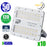 Pack de 10x Projecteurs LED filaires - Série ELITE - 50 Watts - 6000 Lumens - 120 Lumens / Watt -  Angle 140x70° - IP67 - Protection à l'impact IK08 - 20 x 16 x 4 cm - Couleur 4500k