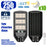 Pack de 10x Luminaires Solaires LED pour Candélabre / Lampe de rue et parking - Série VIEW V3 CCT - 250 Watts - 2100 Lumens - Angle 140*70° - IP65 - Lampe 62 x 25 x 5 cm - Panneau MONOCRISTALLIN 51 x 23 cm - Détecteur de mouvement
