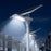Lampe de rue solaire - Série OPIUM - 5 100 Lumens - 30 Watts - Couleur 6500K - Angle 150x70°- IP65 - Structure Aluminium - 720 x 310 x 320 mm - Tube d'insertion 76mm -Régulateur MPPT - Garantie 3 ans