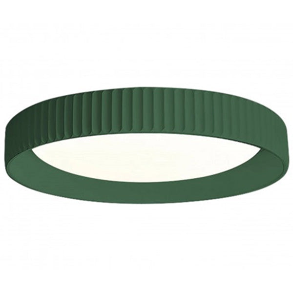 Plafonnier LED Filaire - CCT (Couleur Changeante en Température) - 60 Watts - 4500 Lumens – 75 Lumens/watt - Angle 120° - IP20 - 51 x 9 cm - Avec interrupteur DIP - Couleur VERT FONCE - 3000k / 6000k