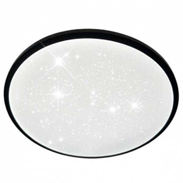 Plafonnier LED Filaire - CCT (Couleur Changeante en Température) - 24 Watts - 2880 Lumens – 75 Lumens/watt - Angle 120° - IP20 - 39 x 7 cm - Fonction mémoire - Couleur NOIR/BLANC
