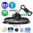 Pack de 12x Lampes industrielles UFO - Série CROSSOVER V1 - 200 Watts - 30 000 Lumens - 150 Lumens/Watt - Angle 120° - IP65 - IK08 - 35 x 14 cm - Dimmable - Transformateur SOSEN - 4000k / 5000k - Garantie 5 ans