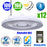 Pack de 12x Lampes industrielles UFO - Série WHITE - 100 Watts - 16 000 Lumens - 160 Lumens/Watt - Angle 110° - IP65 - Protection à l'impact IK08 - 38 x 13cm - 5000k - Transformateur SOSEN  - DALI - Garantie 5 ans