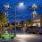 Pack lampadaire filaire complet 3/4/5/6 mètres au choix : Lampadaire LED filaire Série FLEX V4 + Mât STANDARD V4 EVO - Entraxe des trous 200mm - Noir ou Gris
