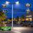 Pack lampadaire filaire complet double tête 3/4/5/6 mètres au choix : 2x Lampadaires LED filaires Série FLEX V4 + Mât STANDARD V4 EVO - Entraxe des trous 200mm - Noir ou Gris + Adaptateur en ligne ou perpendiculaire 80/60mm