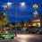 Pack lampadaire filaire complet double tête 3/4/5/6 mètres au choix : 2x Lampadaires LED filaires Série FLEX V4 EVO - Avec capteur crépusculaire + Mât STANDARD V4 EVO - Entraxe des trous 200mm - Noir / Gris + Adaptateur en ligne ou perpendiculaire