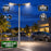 Pack lampadaire filaire complet double tête 3/4/5/6 mètres au choix : 2x Lampadaires LED filaires Série FLEX V4 EVO - Avec capteur crépusculaire + Mât STANDARD V4 EVO - Entraxe des trous 200mm - Noir / Gris + Adaptateur en ligne ou perpendiculaire