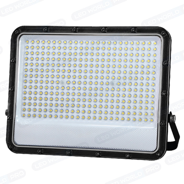 Pack de 2x Projecteurs LED filaires - Série PERLE V3 - 200 Watts - 28 000 Lumens - 140 Lumens/watt - Angle 90° - IP65 - 35 x 29 x 4 cm - Puce LED LUMILEDS - Câble 1 mètre - 6000k / 4000k au choix -  Garantie 5 ans