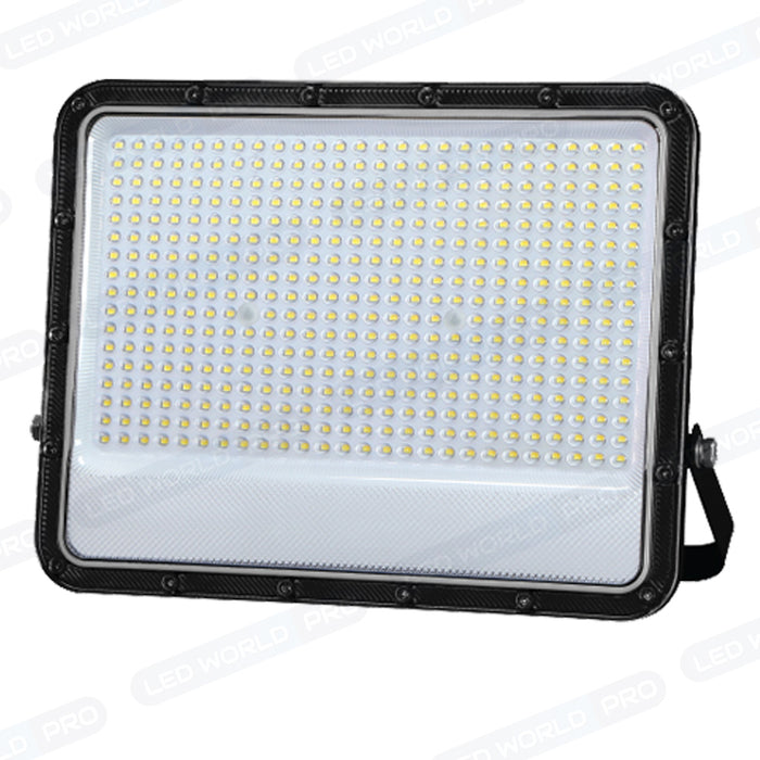Projecteur LED filaire - Série PERLE V3 - 400 Watts - 56 000 Lumens - 140 Lumens/watt - Angle 90° - IP65 - 54 x 46 x 6 cm - Puce LED LUMILEDS - Câble 1 mètre - 6000k / 4000k au choix -  Garantie 5 ans