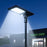 Lampadaire LED hybride - Série HYBRID V1 - Solaire & Filaire - CCT(Couleur Changeante en Température) - 60 Watts - 9600 Lumens - IP65 - IK08 - Angle 140ºx70° - Panneau MONOCRISTALLIN - Tube d'insertion 60mm - Détecteur de mouvement - Télécommande