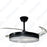 Pack de 2x Ventilateurs de plafond LED filaires - Série FRESH - 36 Watts - 2880 Lumens  - 80 Lumens/watt - CCT (Couleur Changeante en Température) 3000k/4000k/6000k - IP20 - Angle 120° -  1067mm de diamètre - Modèle Noir - Avec télécommande