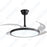 Ventilateur de plafond LED - Série FRESH - Version SLIM - 36 Watts - 2880 Lumens  - 80 Lumens/watt - CCT 3000k/4000k/6000k - IP20 - Angle 120° -  1067mm de diamètre - Modèle Noir - Avec télécommande