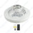 Pack de 2x Ventilateurs de plafond LED filaires - Série FRESH - Version OVNI - 36 Watts - 2880 Lumens - 80 Lumens/watt - CCT (Couleur Changeante en Température) 3000k/4000k/6000k - IP20 - Angle 120° -  48 x 17 x 7 cm - Modèle Blanc - Avec télécommande