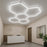 Lampe Hexagonale LED Filaire - Série HEXAGONE - 192 Watts - 23 040 Lumens - 120 Lumens/Watt - Angle 120° - IP20 - 229 x 158 cm - 6000k - Avec accessoires