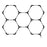 Lampe Hexagonale LED Filaire - Série HEXAGON - 192 Watts - 24 960 Lumens - 130 Lumens/Watt - Angle 150° - IP20 - 168 x 238 cm - 6500k - Avec accessoires
