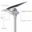 Lampe de rue solaire - Série OPIUM - 5 100 Lumens - 30 Watts - Couleur 6500K - Angle 150x70°- IP65 - Structure Aluminium - 720 x 310 x 320 mm - Tube d'insertion 76mm -Régulateur MPPT - Garantie 3 ans