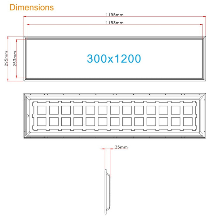 Pack de 8x Dalles LED - Dernière génération - BACKLIT - 30 x 120 cm - Série AMBITION L200 – Puissance AJUSTABLE - 5000 Lumens - 200 Lumens/Watt - 90° - IP41 - UGR <19 - 4000k/5000k/6000k - Transformateur SHARPLUMI FLICKER FREE - Garantie 5 ans&nbsp;
