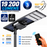 Lampe de rue solaire - Série STARSHIP ELITE - 19 200 Lumens - Angle 150x70° - IP65 - 168 x 45 x 9 cm - 3000k/4000k/6000k au choix - Structure ALUMINIUM - Tube d'insertion 76mm - Régulateur MPPT - Détecteur de mouvement - Télécommande - Garantie 3 ans
