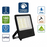 Projecteur LED filaire - Série CITY PLUS V4 - Puissance ajustable 25 / 37 / 50 Watts - CCT (Couleur Changeante en Température) - 180 Lumens/Watt - 120° - IP66 - 30 x 25 x 22 cm - Protection à l'impact IK08 - Transformateur LIFUD - Garantie 5 ans