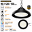 Lampe industrielle UFO - Série CROSSOVER V3 - Puissance ajustable 90/120/150 Watts - 30 000 Lumens - 200 Lumens/Watt - Angle 90° - IP65 - IK09 - 300 x 110 mm - 4000k / 5000k / 6000k au choix - Dimmable 1-10V - Transformateur PHILIPS - Garantie 5 ans