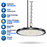 Lampe industrielle UFO - Série DIAMANT ECO à technologie DOB - 100 Watts - 12 000 Lumens - 120 Lumens/Watt - Angle 90° - IP65 - 26 x 3 cm - 4000K/6000K au choix - Garantie 3 ans