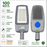 Lampadaire LED filaire - Série FLEX V4 EVO - 100 Watts - 16 000 Lumens - 160 Lumens/watt - Angle 140x70° - IP66  - 42 x 24 x 8 cm - Transformateur OSRAM - Tube d'insertion 60mm - Avec capteur crépusculaire - 4000k - Garantie 5 ans