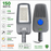 Lampadaire LED filaire - Série FLEX V4 EVO - 150 Watts - 25 500 Lumens - 170 Lumens/watt - Angle 140x70° - IP66  - 55 x 28 x 8 cm - Transformateur OSRAM - Tube d'insertion 60mm - Avec capteur crépusculaire - 4000k - Garantie 5 ans