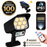 Projecteur LED solaire de sécurité - Série ILLUSION BLACK – Rendu lumineux 100 Watts - IP65 - 16 x 15 x 9 cm - 3 modes - Télécommande - Avec détecteur de mouvement – Fonction détection 0-100% - Avec capteur crépusculaire - 6000k