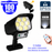 Projecteur LED solaire de sécurité - Série ILLUSION BLACK – Rendu lumineux 100 Watts - IP65 - 16 x 15 x 9 cm - 3 modes - Télécommande - Avec détecteur de mouvement – Fonction détection 0-100% - Avec capteur crépusculaire - 6000k