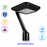 Lampe de jardin / Parking - Filaire - Série OVALI ALEN - 50 Watts - 6500 Lumens - 130 Lumens/watt - IP65 - 120° ajustable - 34 x 29 x 24 cm - 5000K - Structure en ALUMINIUM - Tube d’insertion 60mm - Garantie 5 ans
