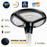 Lampe solaire pour extérieur - Série OVNI FUTUR V3 - MODULAIRE & CCT - 1800 Watts - 4800 Lumens - IP65 - Angle 360° - 40 x 14 cm - Panneau MONOCRISTALLIN - Diamètre tube d'insertion 50-60mm - Avec Détecteur de mouvement - Avec Télécommande
