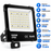 Projecteur LED filaire détecteur - Série PAD ULTRA PIR - 100 Watts - 15 000 Lumens - 150 Lumens/Watt - Angle 90° - IP66 - 28 x 29 x 6 cm - Structure en ALUMINIUM - Transformateur SOSEN - 4000k - Garantie 5 ans